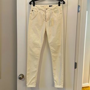 NWT AG Farrah skinny high waist velvet jeans
